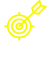 Cible Flèche Précision : Icône de succès et d'atteinte d'objectifs Bannière pixel art noire et blanche ornée d'une cible jaune centrée et d'une flèche. Représente la précision et l'atteinte d'objectifs.